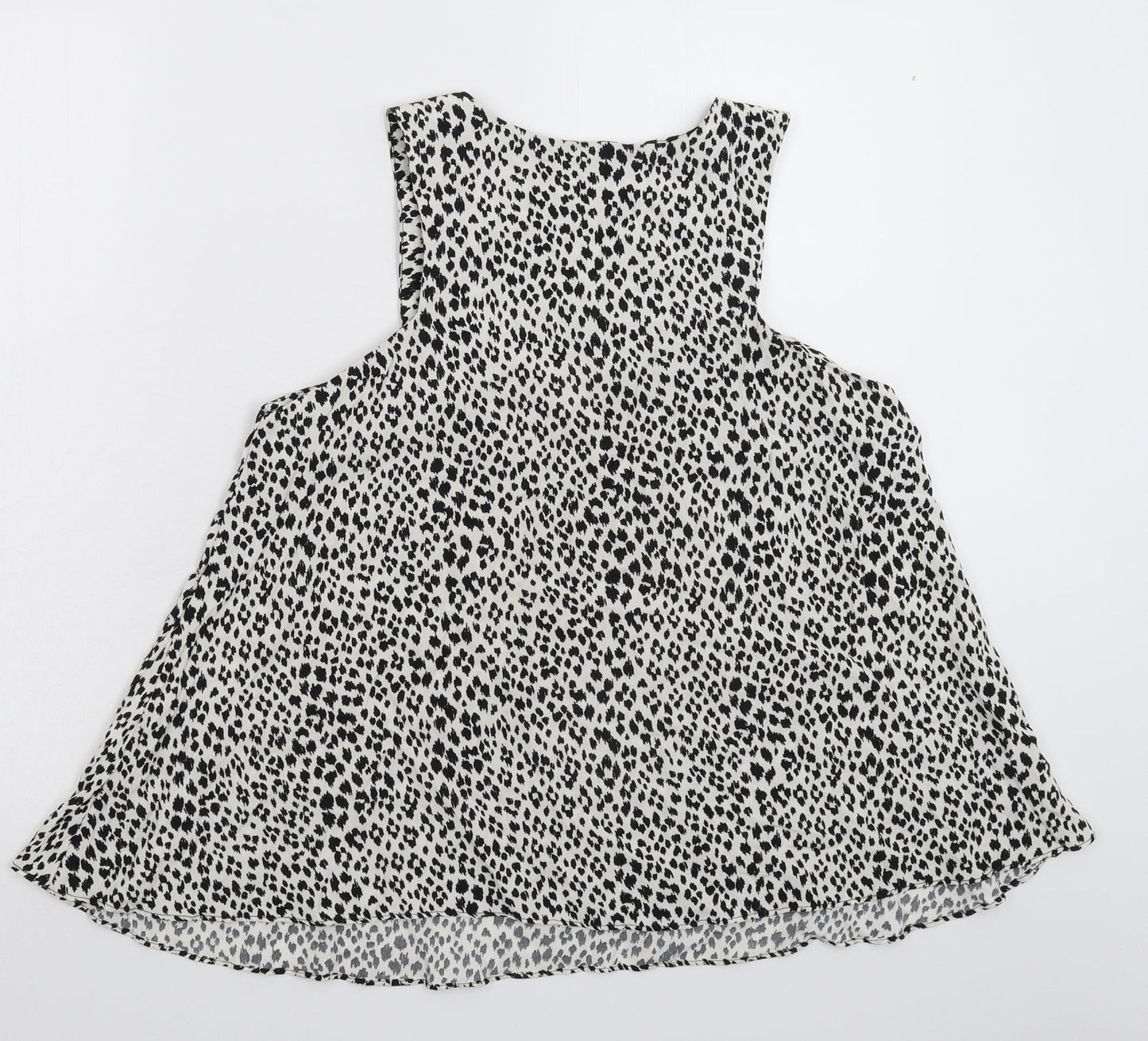 Zara Womens Multicoloured Animal Print  Basic Blouse Size S