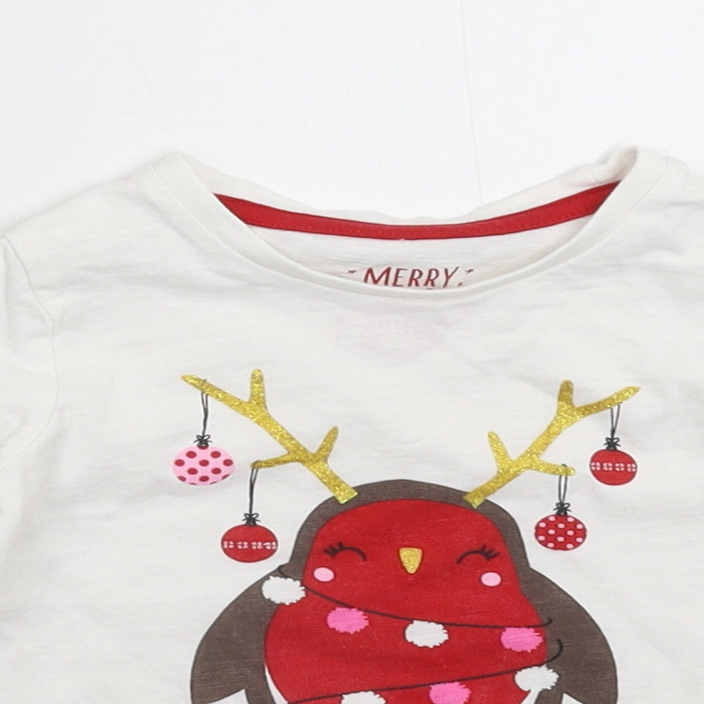 Matalan Baby White   Basic T-Shirt Size 12-18 Months