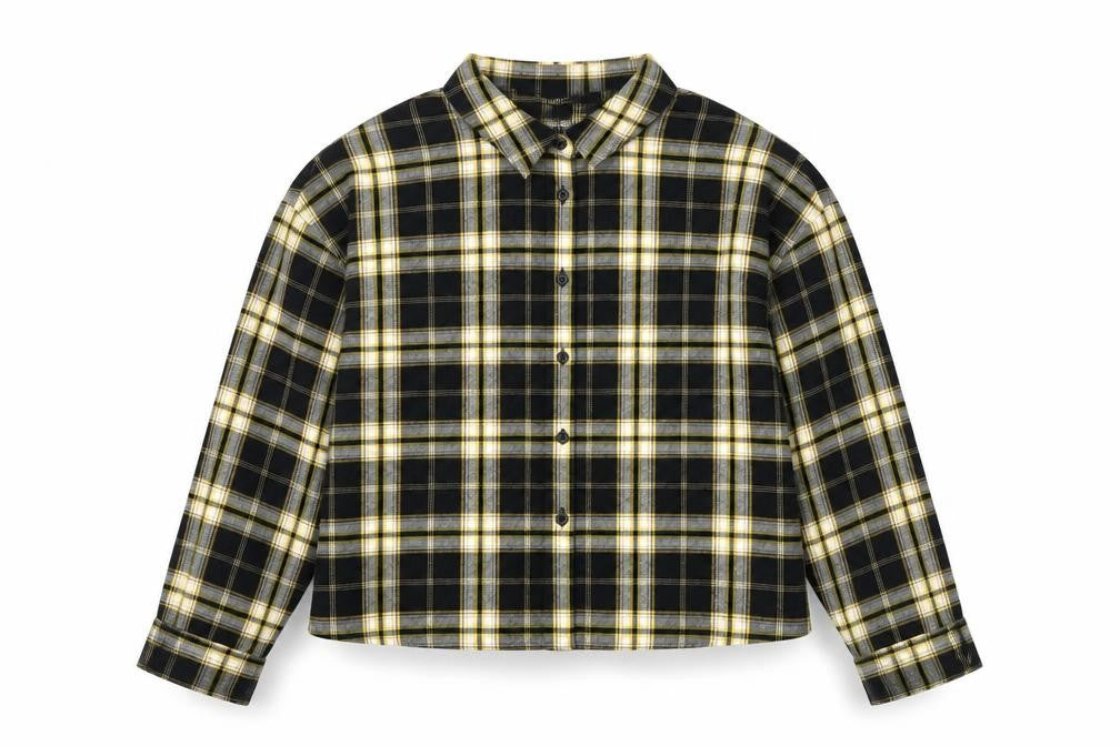 New Look Girls Multicoloured Check  Basic T-Shirt Size 14 Years