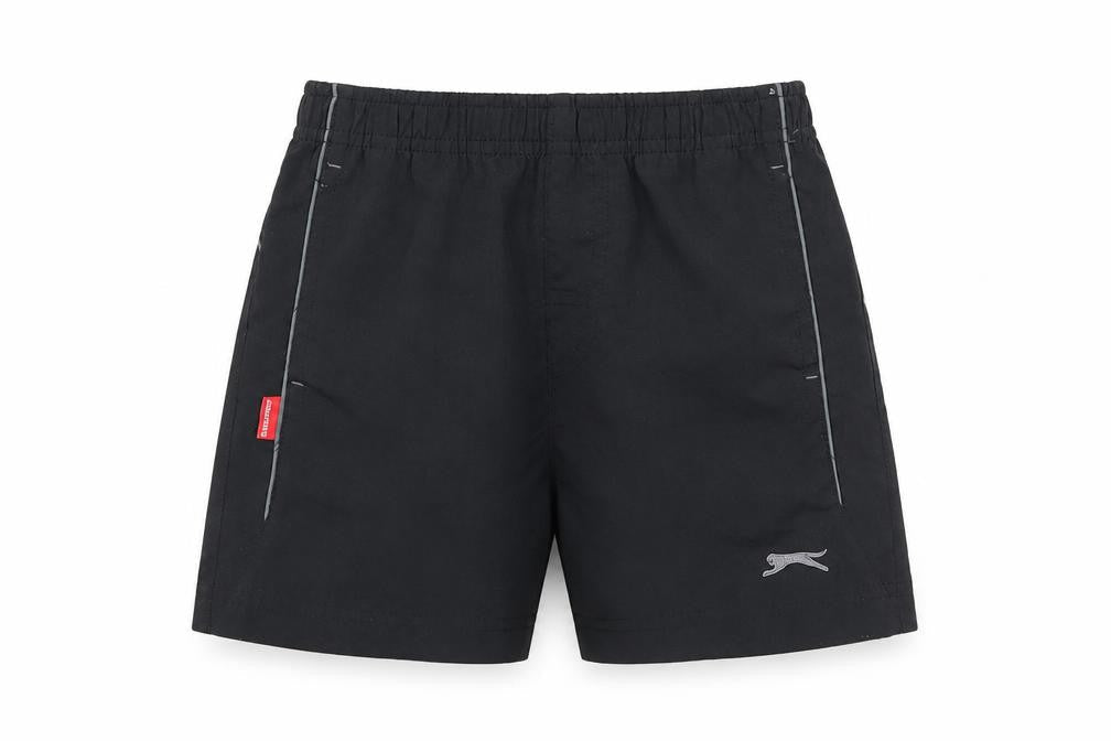 Slazenger Boys Black   Sweat Shorts Size 3-4 Years