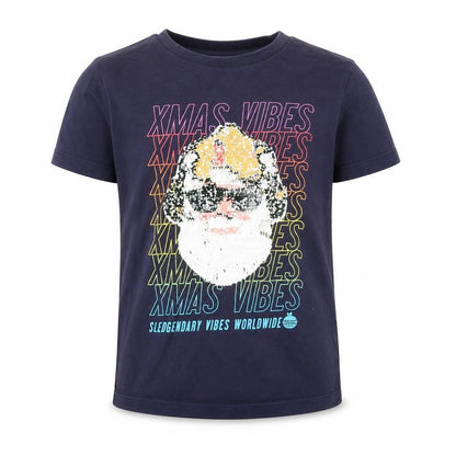 Front view of George girls’ multicoloured basic t-shirt, size 5-6, years