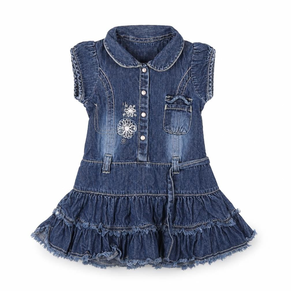 Marks & Spencer Girls Blue   Fit & Flare  Size 12-18 Months