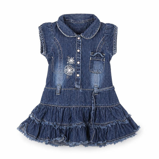 Marks & Spencer Girls Blue   Fit & Flare  Size 12-18 Months