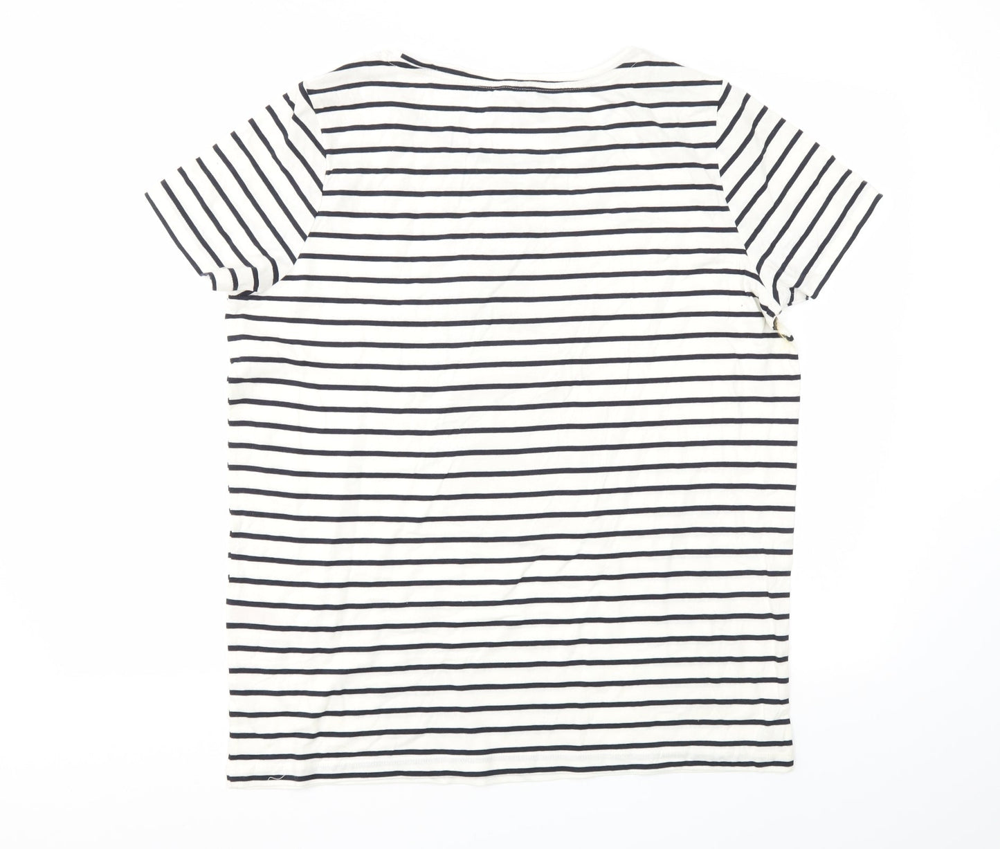 Only Womens Multicoloured Striped  Basic T-Shirt Size XL