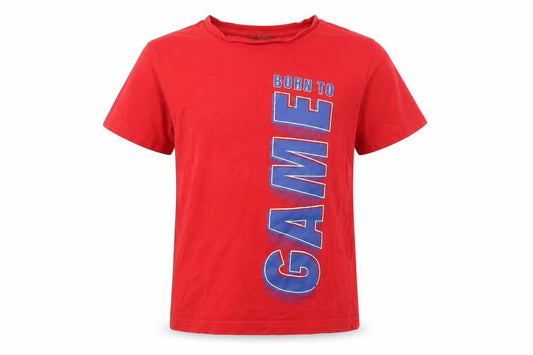 George Boys Red   Basic T-Shirt Size 5-6 Years
