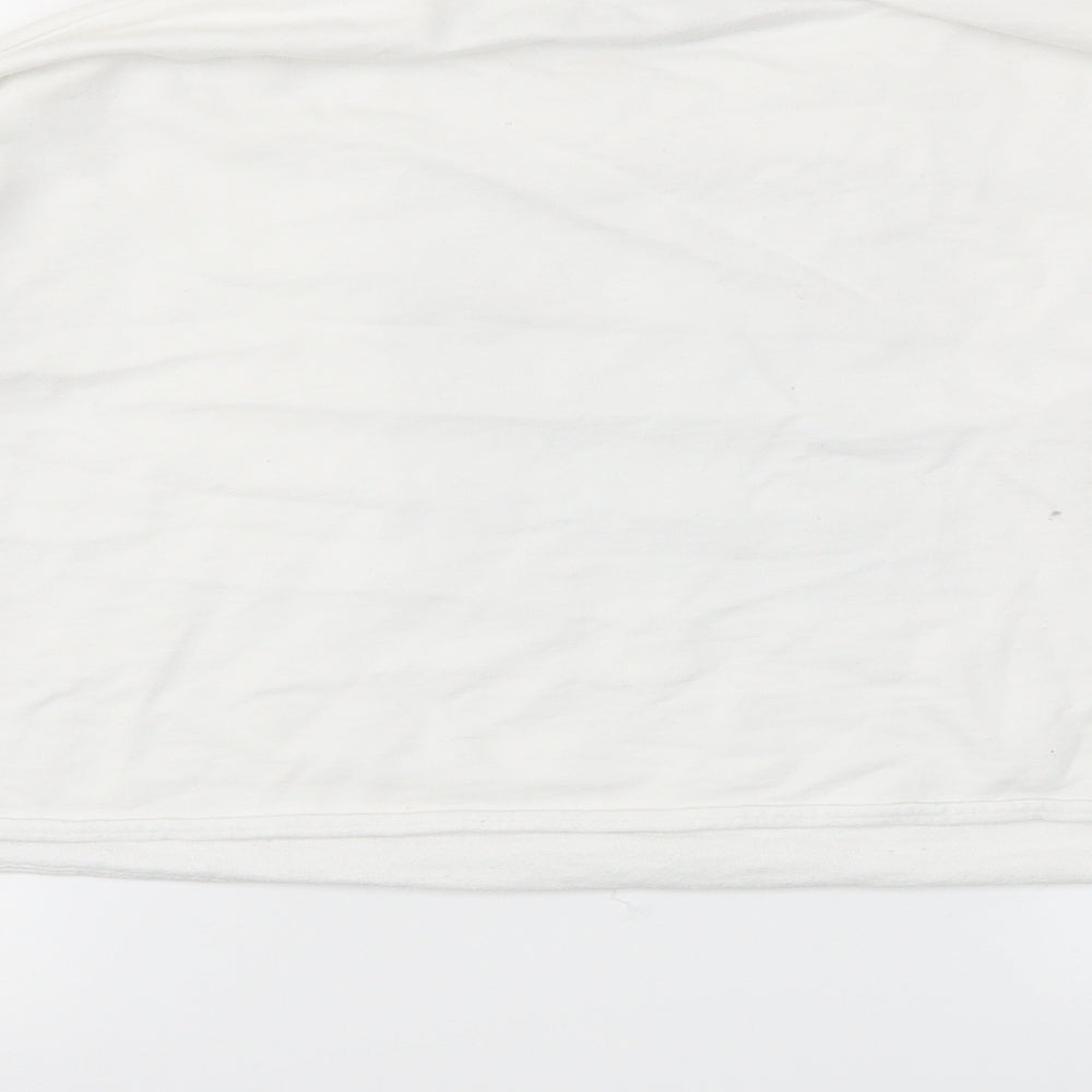 New Look Girls White   Pullover Hoodie Size 14-15 Years