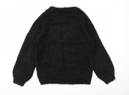 Dorothy Perkins Womens Black   Pullover Jumper Size M