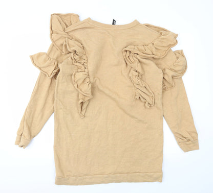 Influence Womens Brown   Pullover Jumper Size 12