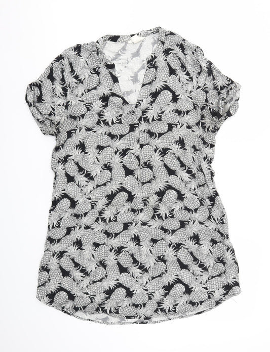 H&M Womens Black   Fit & Flare  Size 10