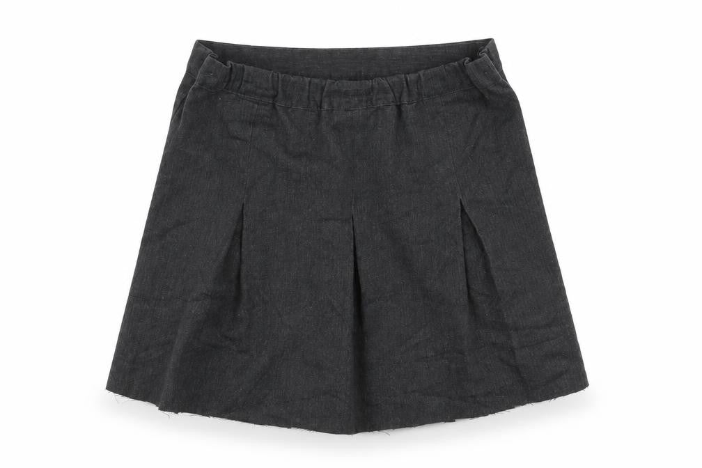 George Girls Grey   Pleated Skirt Size 6-7 Years