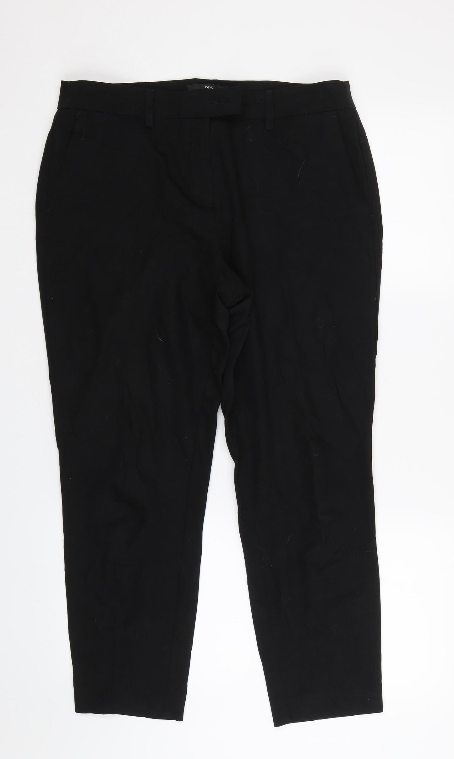 NEXT Womens Black   Trousers  Size 12 L25 in