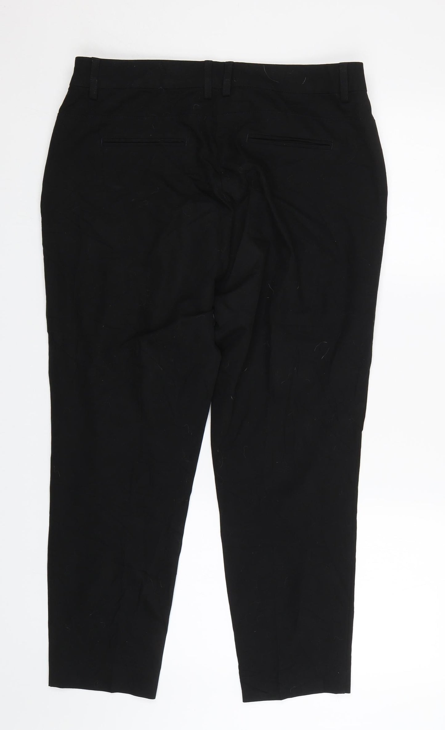 NEXT Womens Black   Trousers  Size 12 L25 in