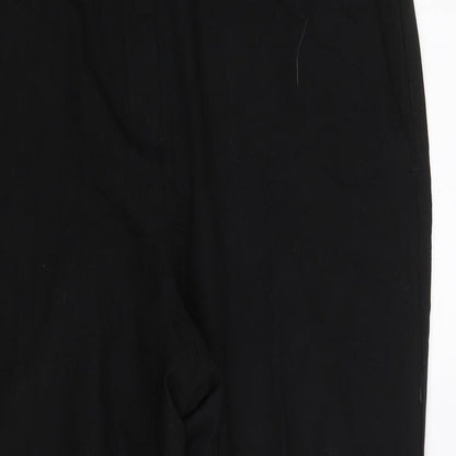 Next Womens Black   Trousers  Size 12 L25 in