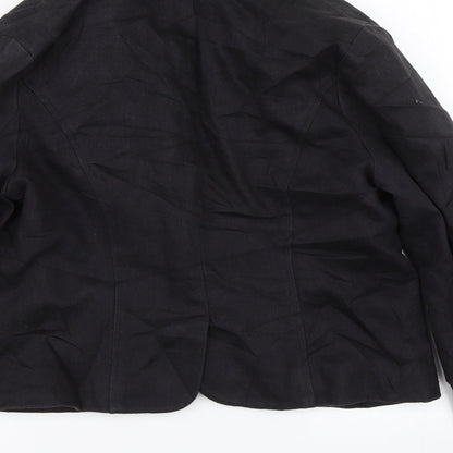 Ruby Patootie Womens Black   Overcoat Coat Size M