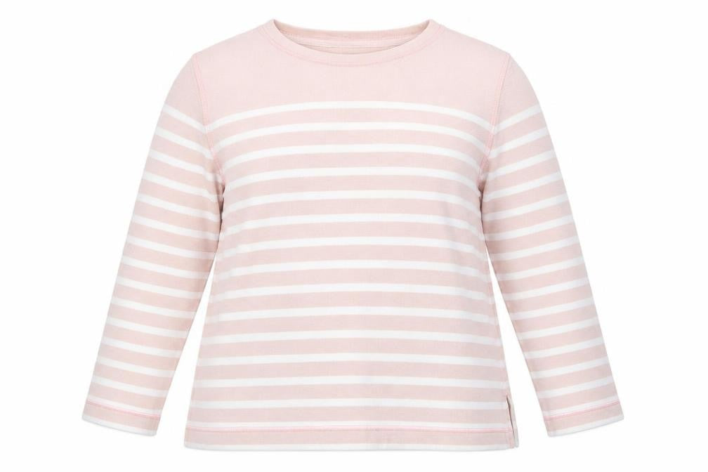 Marks & Spencer Womens Pink Striped  Pullover Jumper Size 16