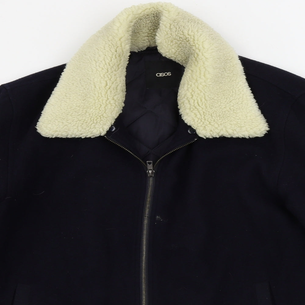 ASOS  Womens Blue   Jacket Coat Size M