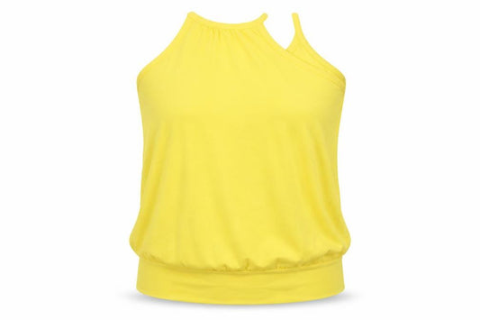 Topshop  Womens Yellow   Basic Tank Size 14