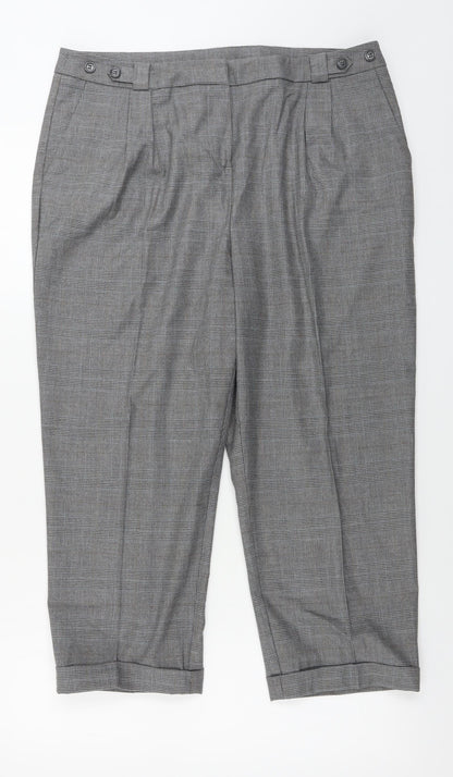 Very Womens Grey   Trousers  Size 16 L23 in