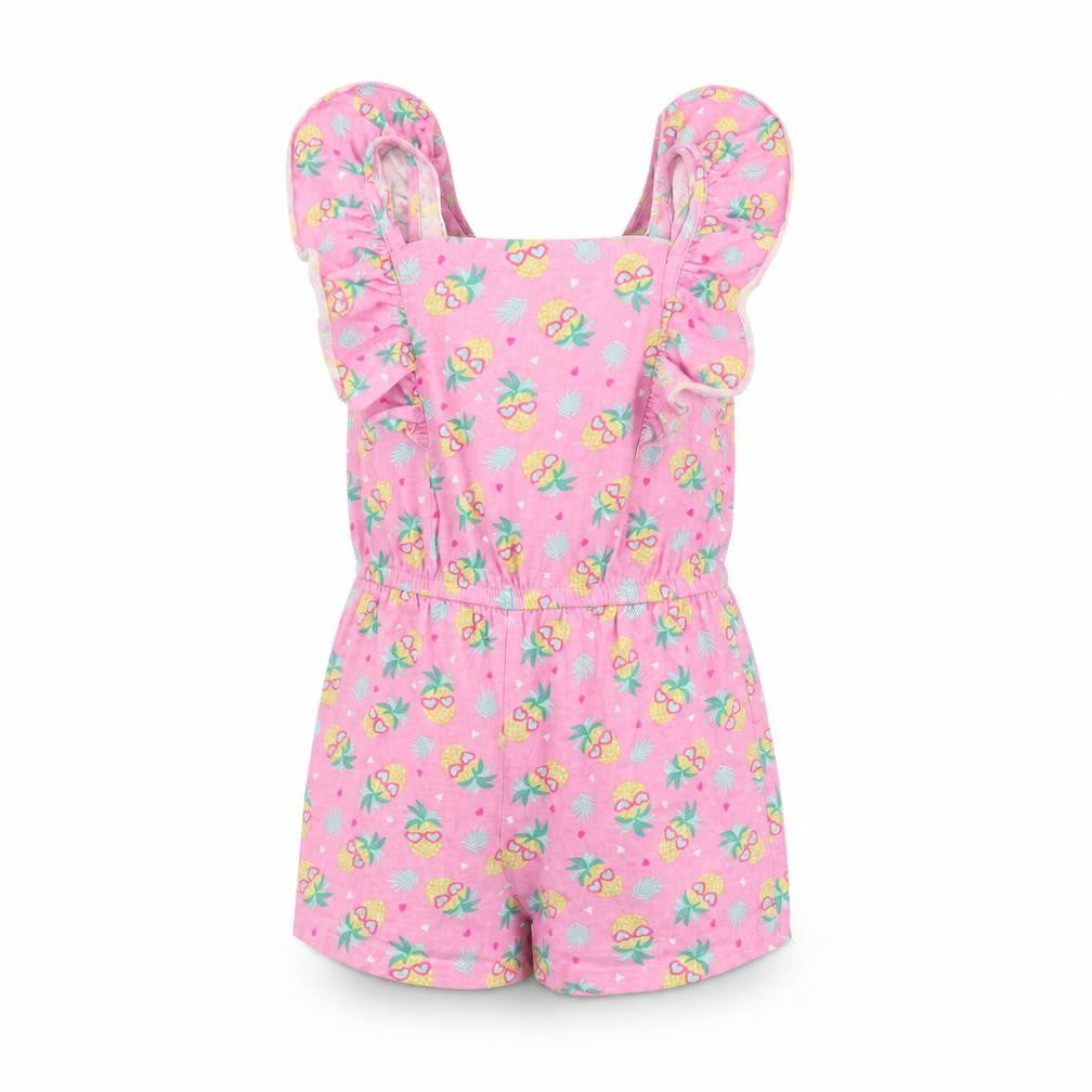 Primark  Girls Pink Floral  Jumpsuit One-Piece Size 4-5 Years