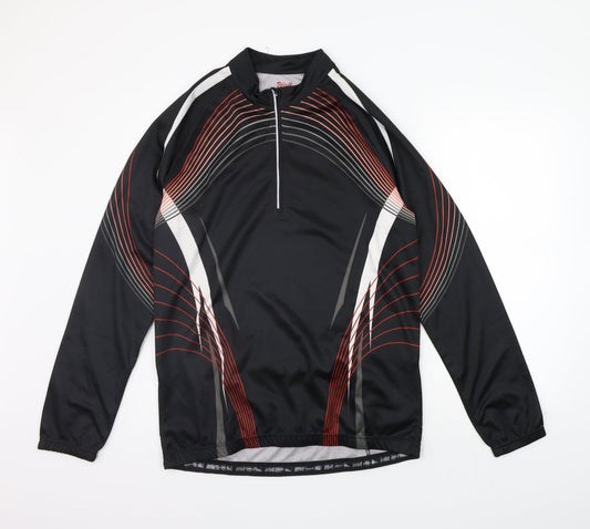 Crivit Mens Black   Full Zip Jumper Size L