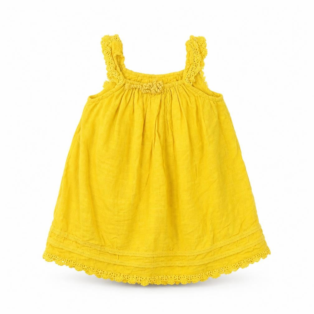 Matalan Girls Yellow   A-Line  Size 9-12 Months