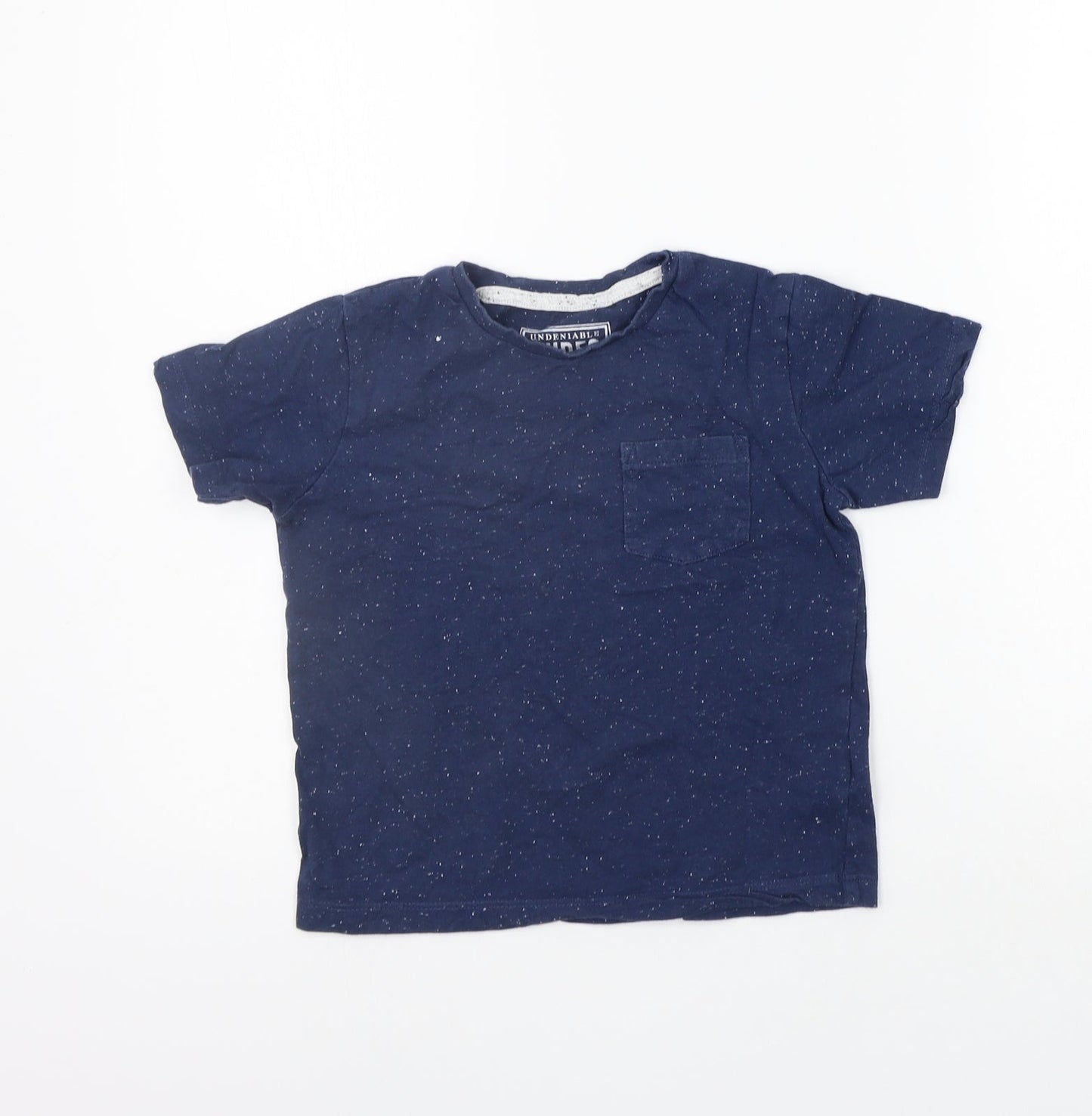 Matalan Girls Blue   Basic T-Shirt Size 6 Years