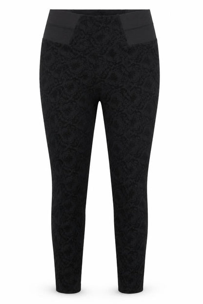 one tone Womens Black   Jegging Trousers Size M L28 in - Elastic Waist Band
