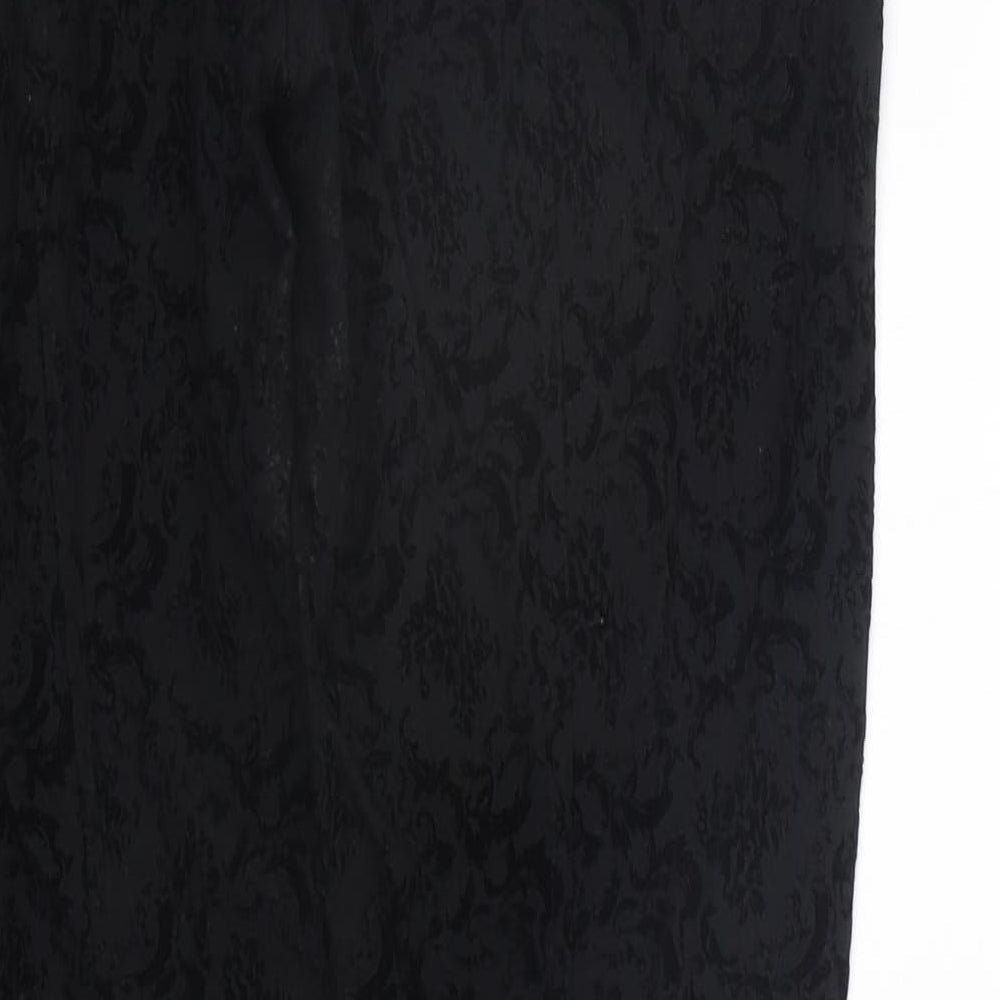 one tone Womens Black   Jegging Trousers Size M L28 in - Elastic Waist Band