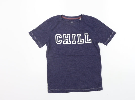 DEBNHAMS Boys Blue   Basic T-Shirt Size 7-8 Years