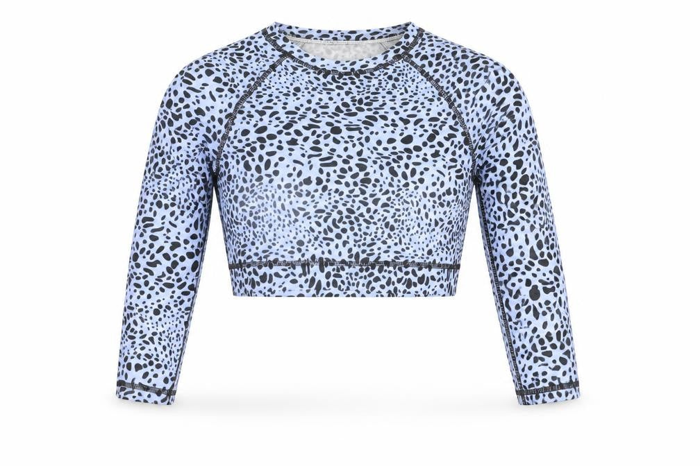 SheIn Womens Blue Polka Dot  Pullover Jumper Size 2XL