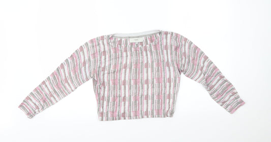 NEXT Womens Multicoloured   Cropped T-Shirt Size 8