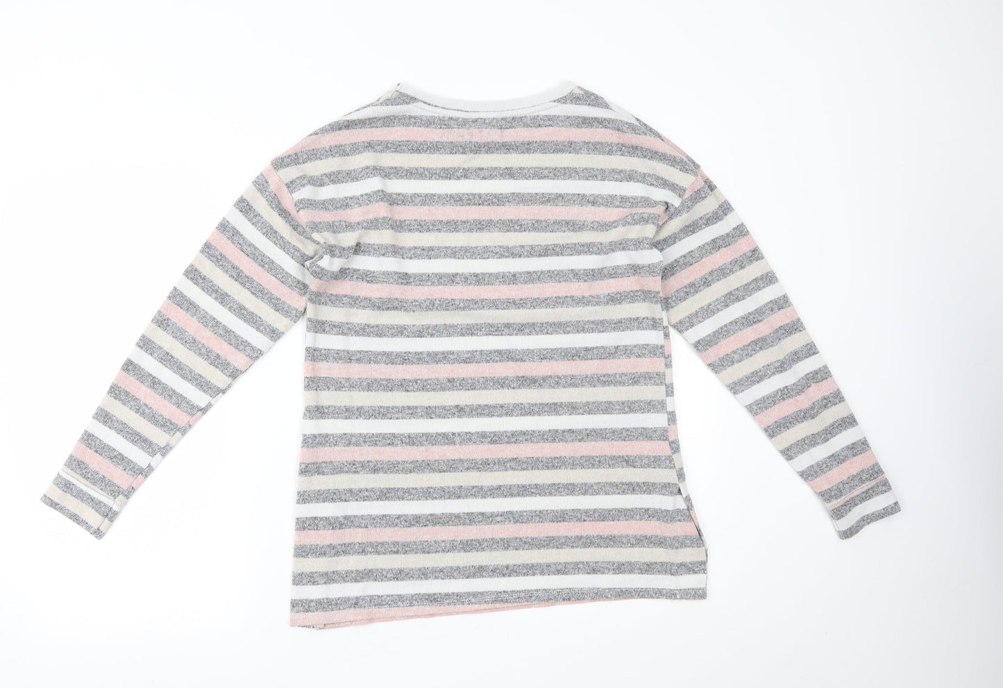 Peacocks Womens Multicoloured Striped  Pullover Jumper Size 8