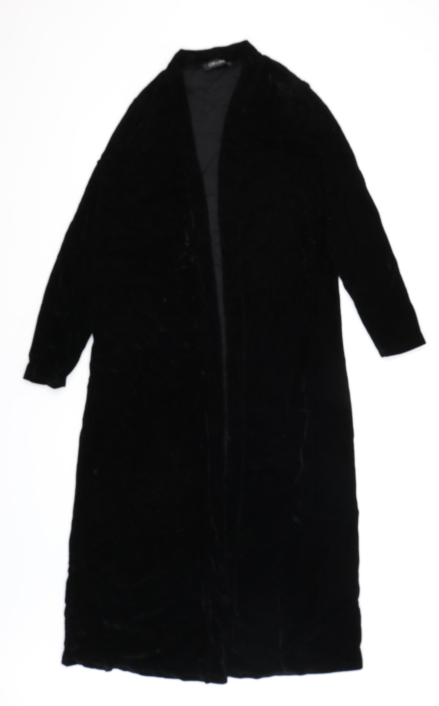 On Line Womens Black   Wrap Jumper Size S