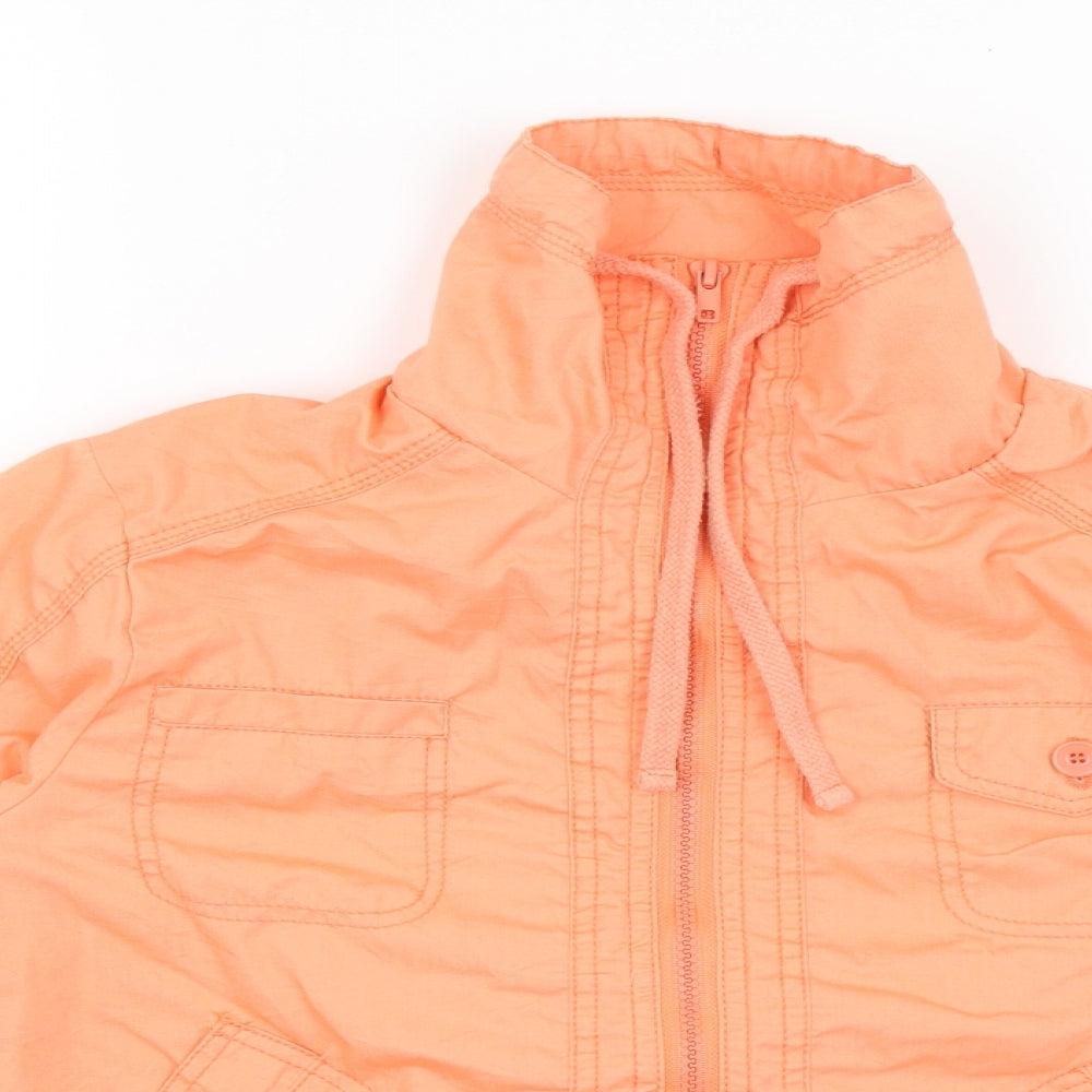 New Look Womens Orange   Full Zip Jumper Size 10