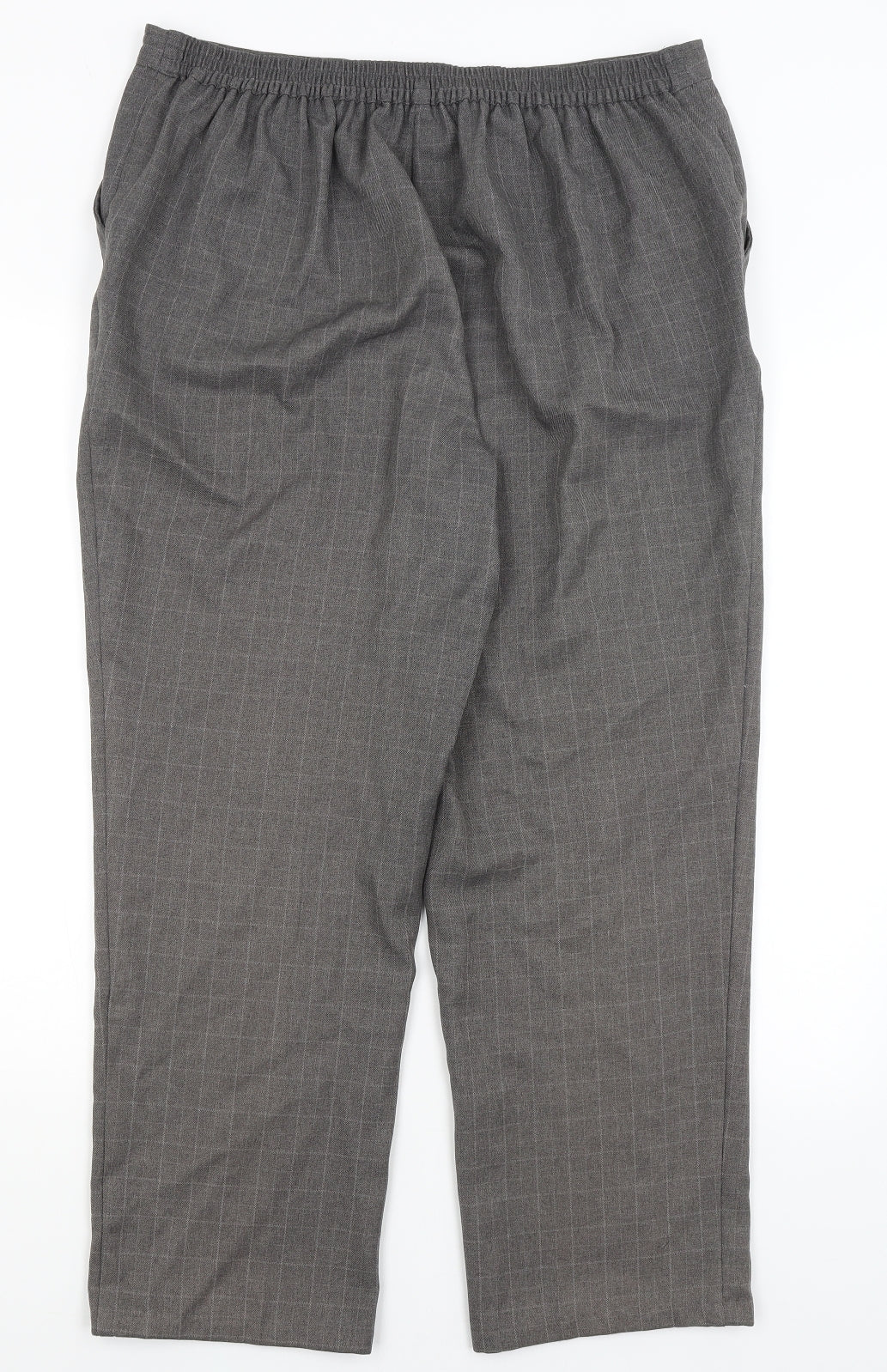 EWM Womens Grey   Dress Pants Trousers Size 18 L25 in
