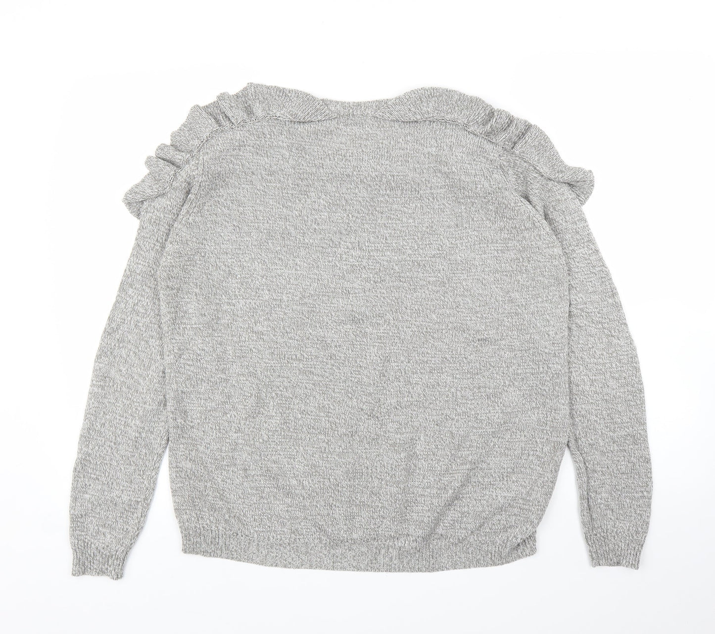 Papaya Womens Grey   Pullover Jumper Size M