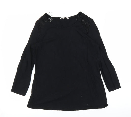TU Womens Black   Basic T-Shirt Size 8