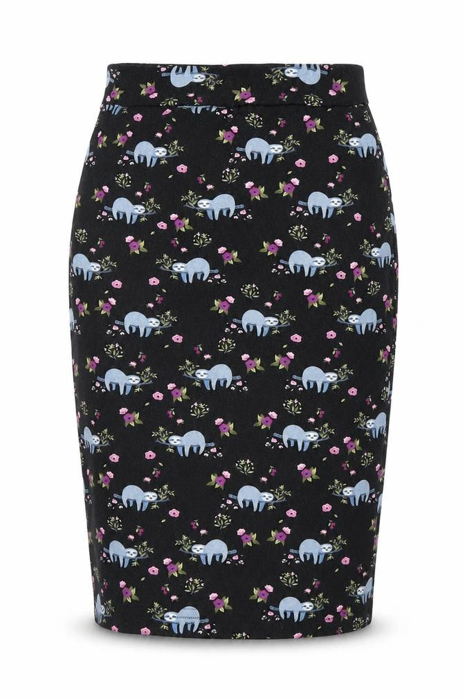 Preworn Womens Black   Straight & Pencil Skirt Size S