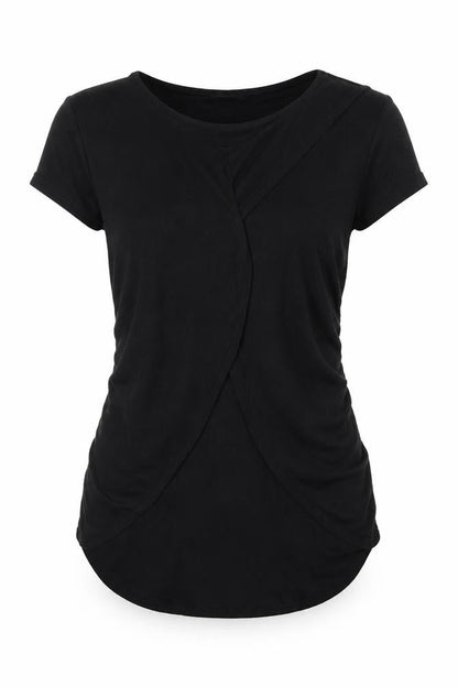Boohoo Womens Black   Basic Blouse Size 8