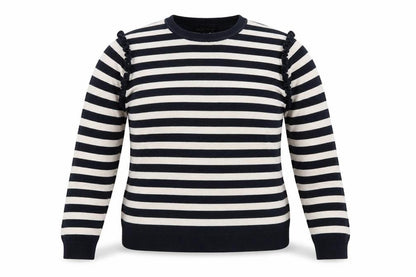 Dorothy Perkins Womens Blue Striped  Pullover Jumper Size 10