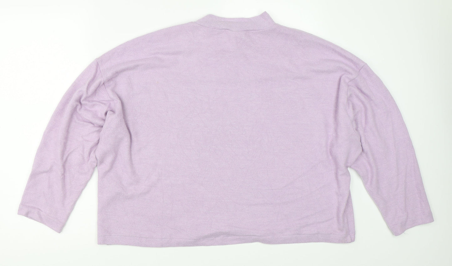 H&M Womens Purple   Pullover Jumper Size M