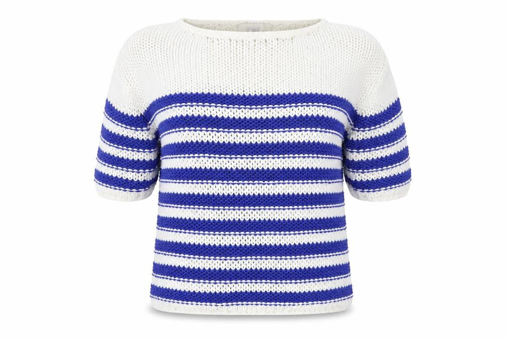 NEXT Womens Blue Striped  Pullover Jumper Size S