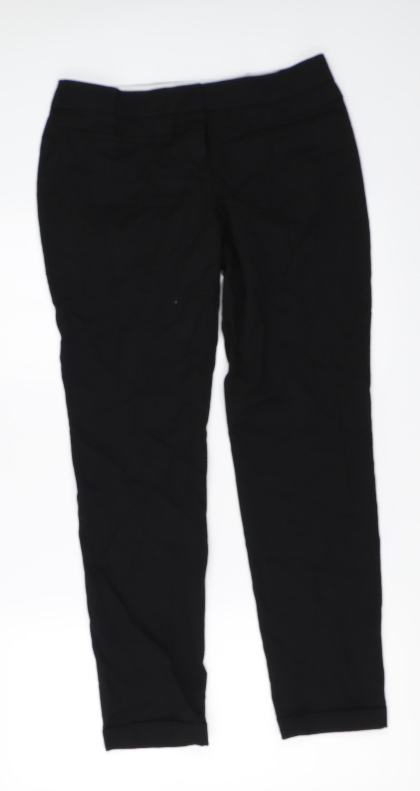 NEXT Womens Black   Trousers  Size 10 L28.5 in