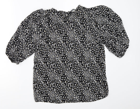 F&F Womens Black   Basic Blouse Size 8