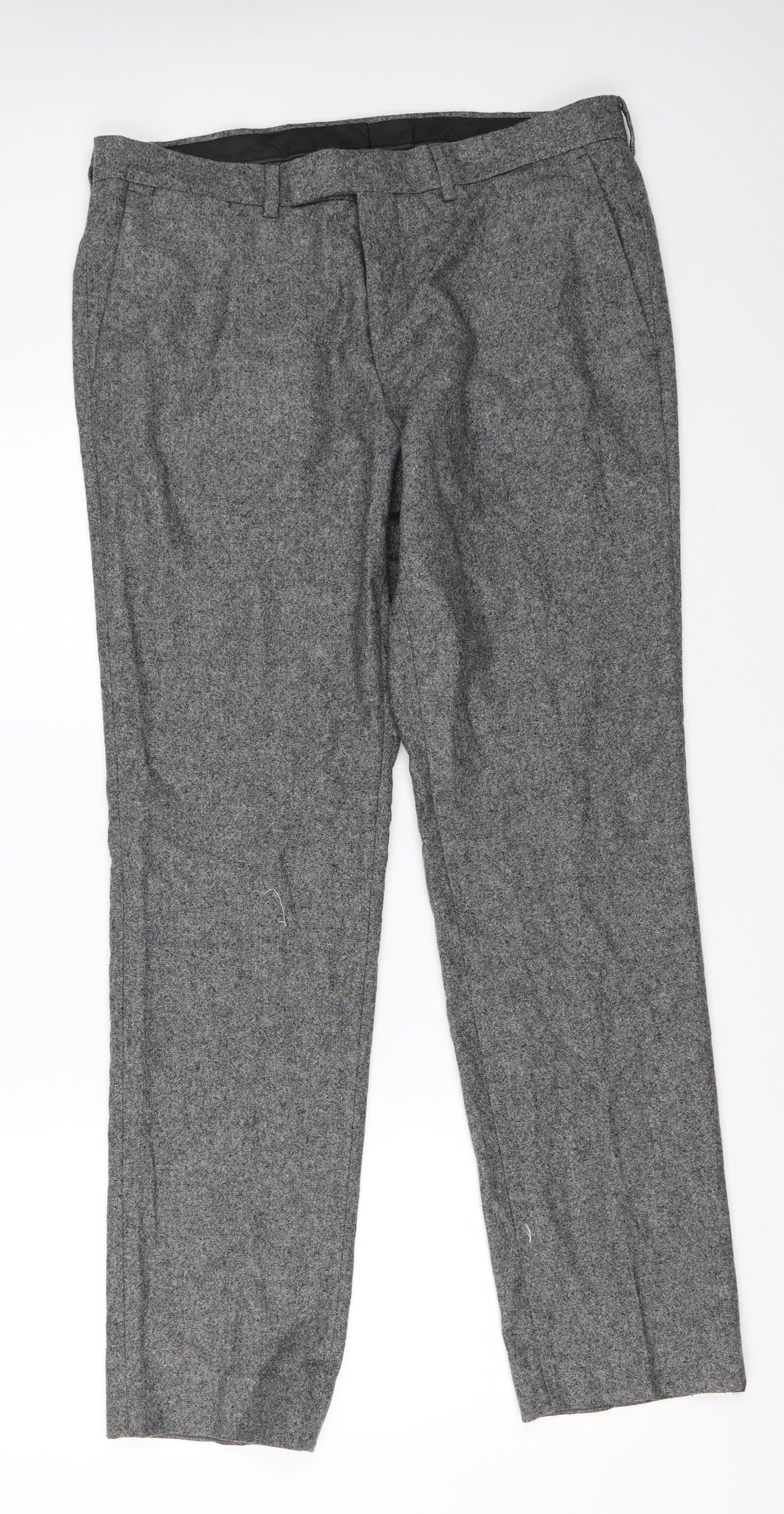 Preworn Womens Grey   Trousers  Size 32 in L31 in