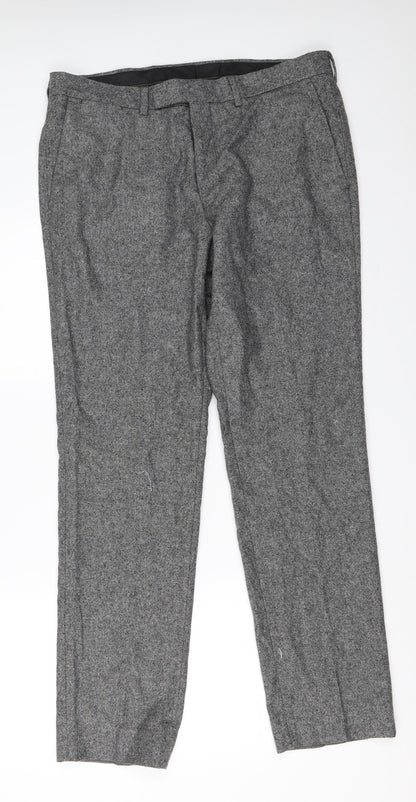 Preworn Womens Grey   Trousers  Size 32 in L31 in