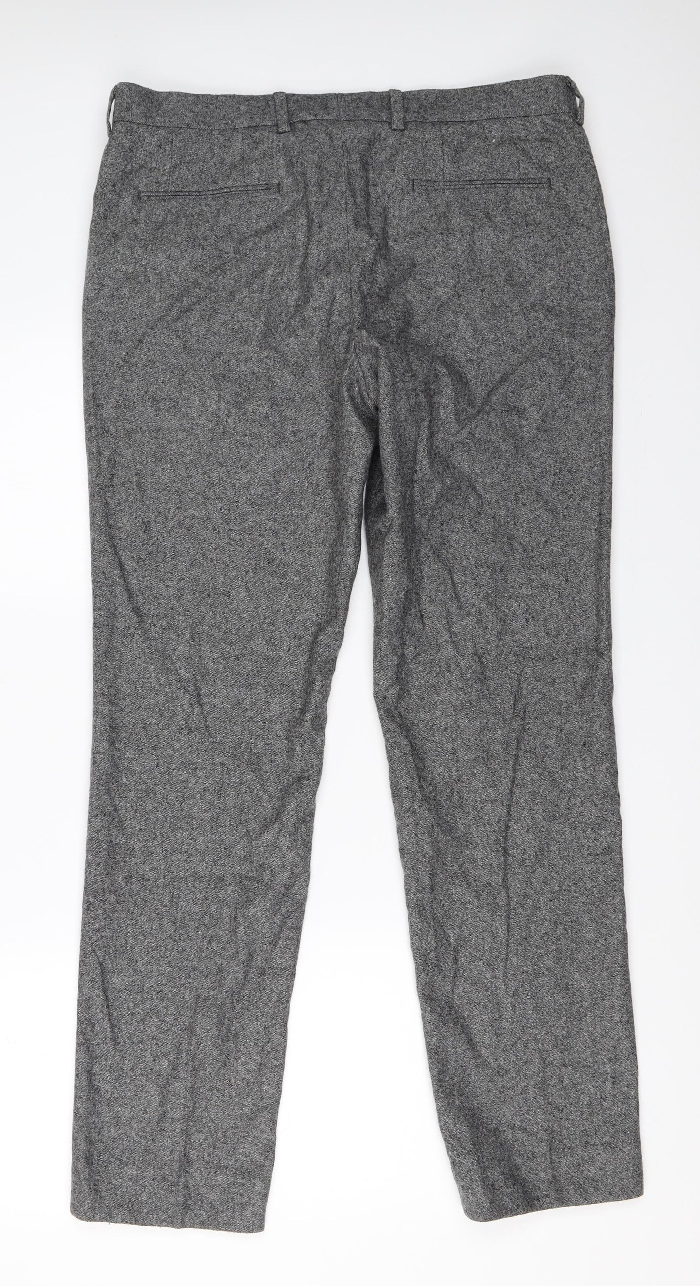 Preworn Womens Grey   Trousers  Size 32 in L31 in