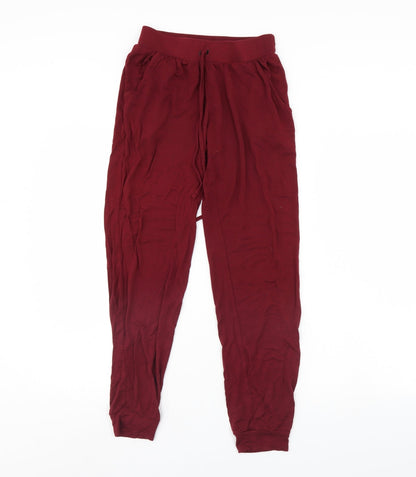 Primark Womens Red   Trousers  Size 6 L28 in