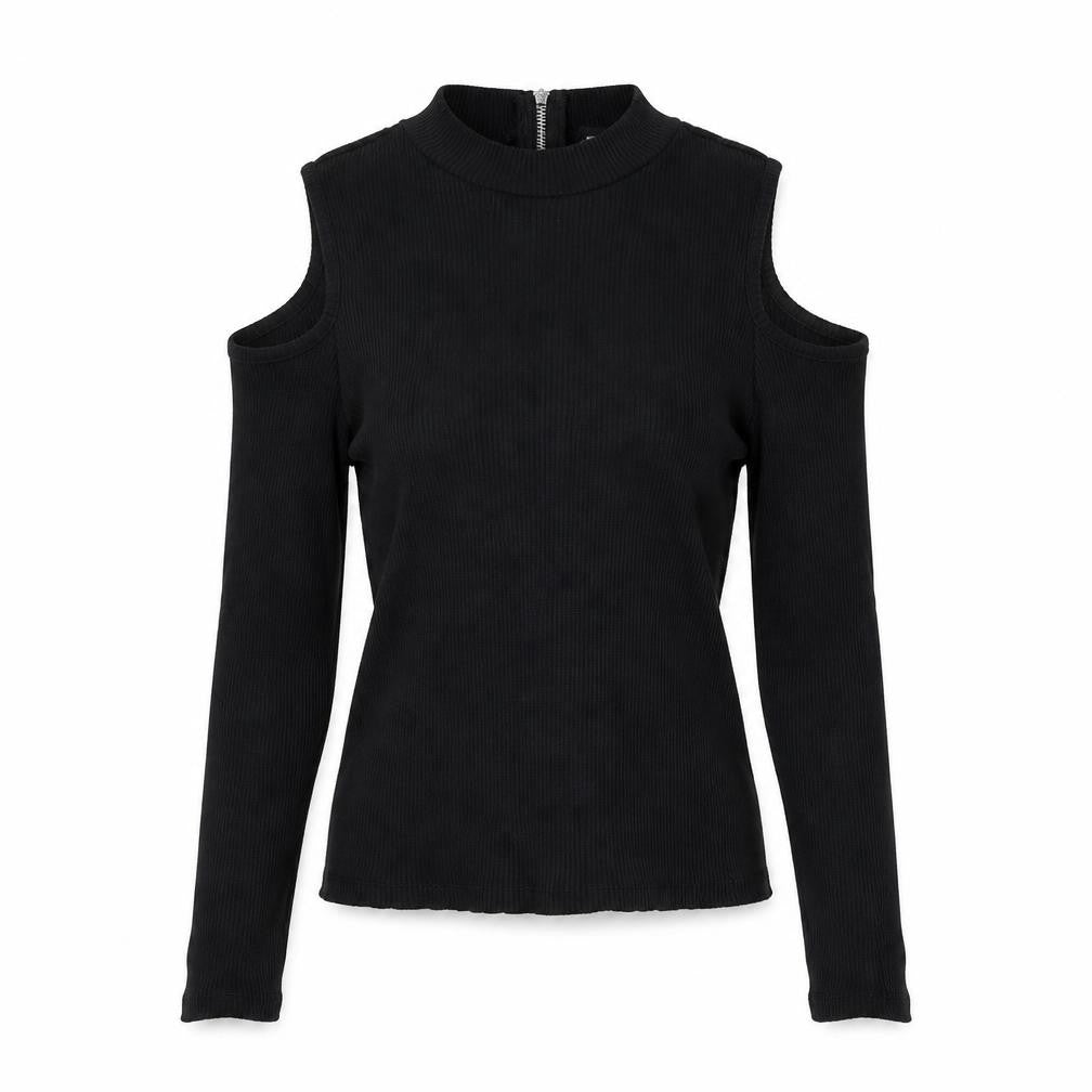 Divided Womens Black   Pullover Jumper Size S