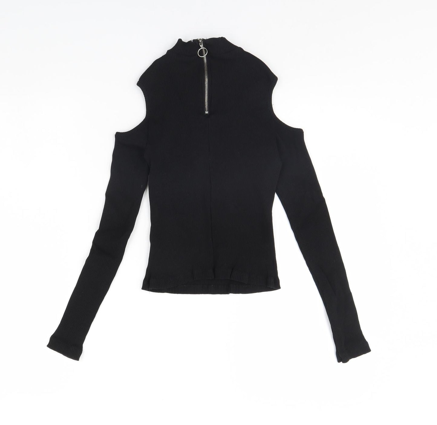 Divided Womens Black   Pullover Jumper Size S